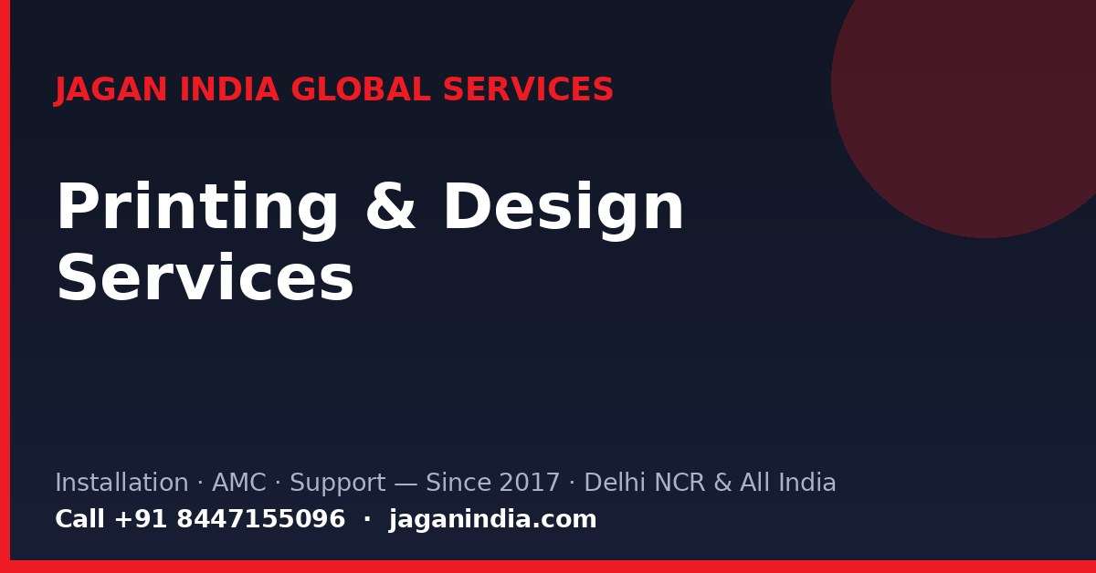 Printing & Design Services